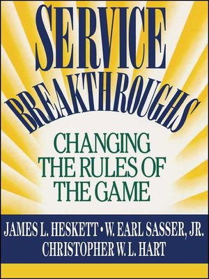 cover image of Service Breakthroughs